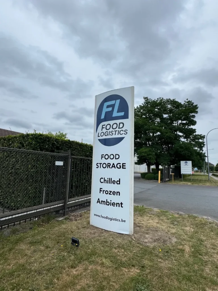 Food Logistics reclamepaneel